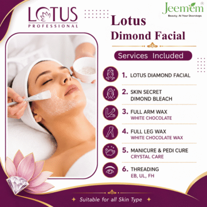 LOTUS DIMOND FACIAL PACKAGE