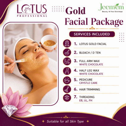 LOTUS GOLD FACIAL PACKAGE